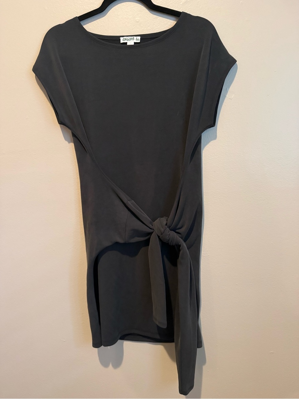 Beyond Yoga Black Tie-Front Women’s Dress - Small